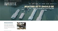 Desktop Screenshot of harbortownemarina.com